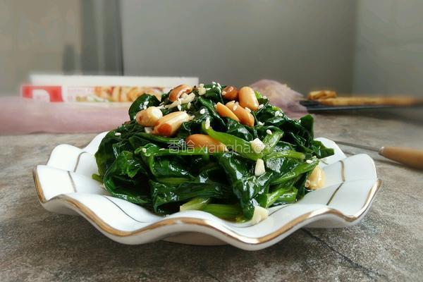 凉拌菠菜的做法图解7