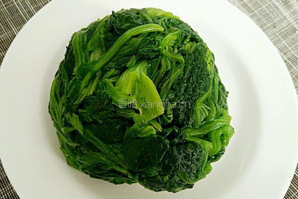 凉拌菠菜的做法图解3