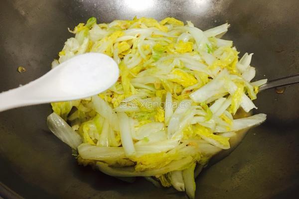 虾皮炒娃娃菜的做法图解6