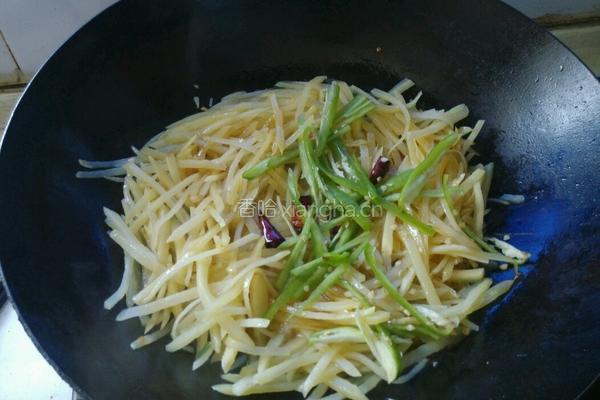 香辣土豆丝的做法图解4