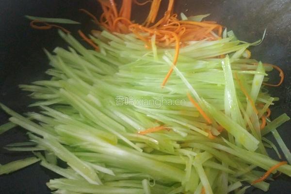 清炒双丝的做法图解6