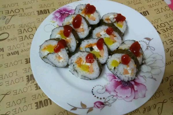 寿司海苔包饭的做法图解9
