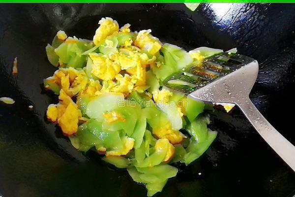 油麦菜苔炒蛋的做法图解12