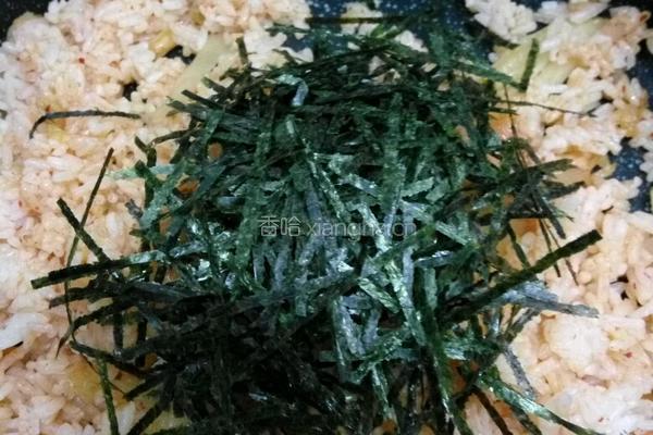 海苔泡菜团的做法图解6