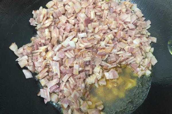 蒜香芹菜炒饭的做法图解4
