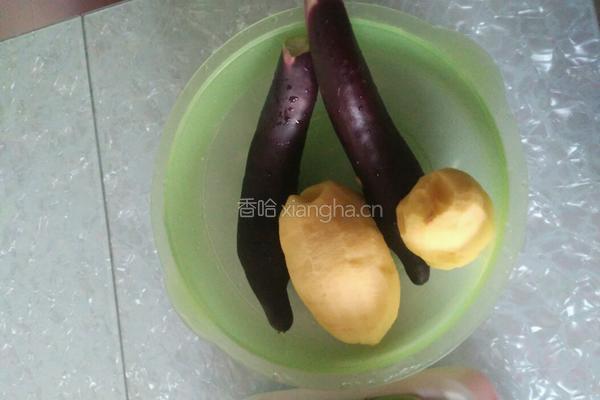 豆角闷土豆的做法图解2