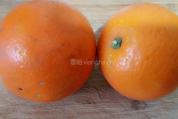 盐蒸橙子的做法图解1