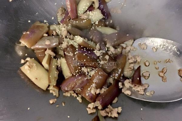 肉末茄子的做法图解5