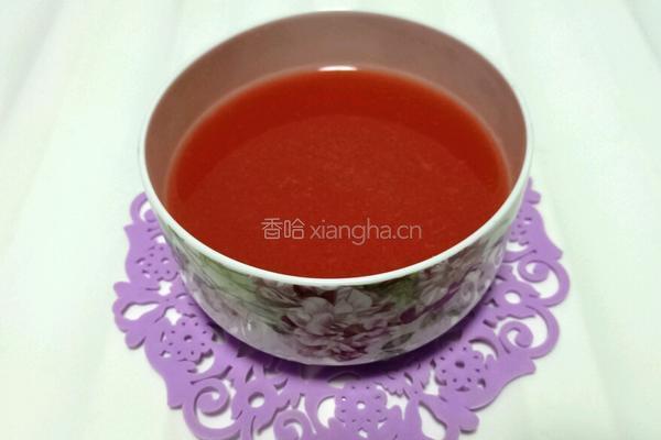 鲜榨西瓜汁的做法图解8