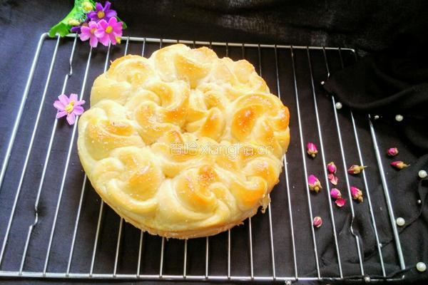 玫瑰花面包(八寸)的做法图解13