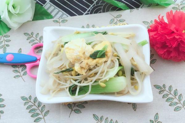 鸡蛋炒河粉的做法图解7