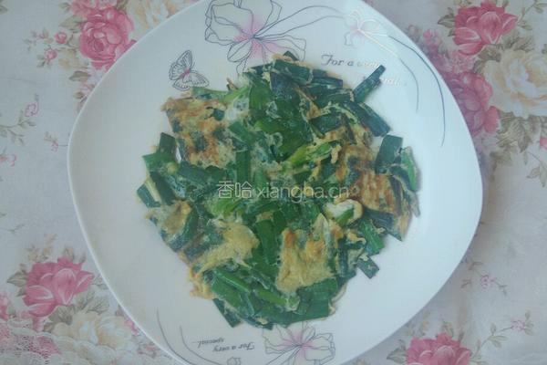 韭菜鸡蛋饼的做法图解6