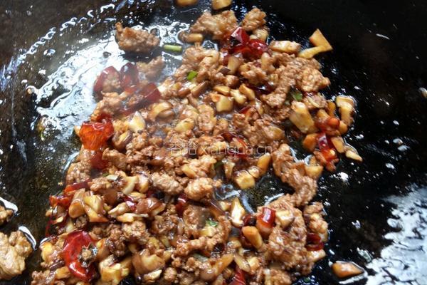 肉沫香菇炒饭的做法图解8