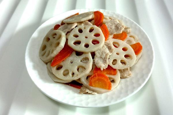 藕片炒肉的做法图解10