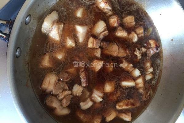 红烧肉烧鹌鹑蛋的做法图解9