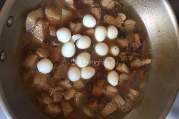 红烧肉烧鹌鹑蛋的做法图解10