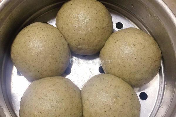 黑芝麻手工馒头的做法图解5
