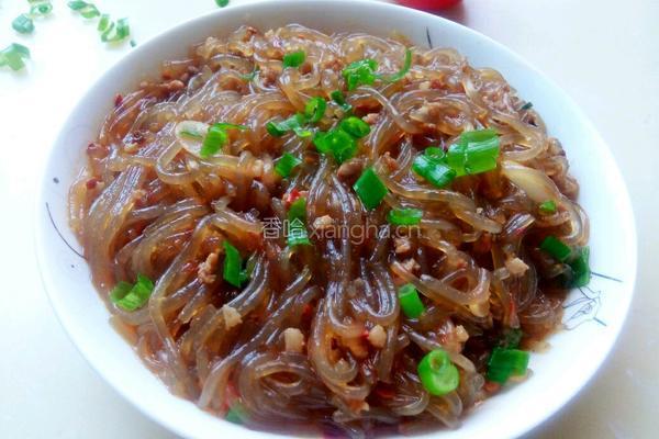 肉末粉条的做法图解4