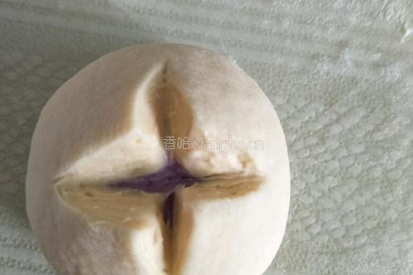 胡萝卜紫薯开花馒头的做法图解4