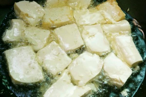 辣椒煎豆腐的做法图解3
