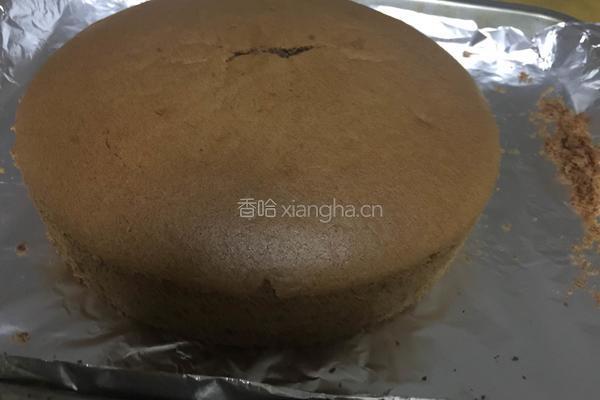 八寸可可戚风蛋糕的做法图解8