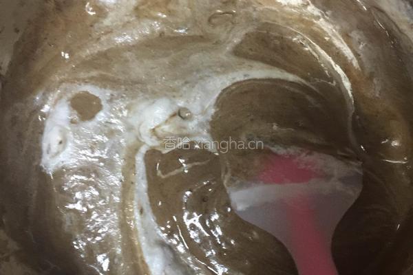 八寸可可戚风蛋糕的做法图解3
