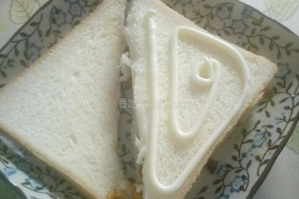 鸡蛋肉松三明冶的做法图解5