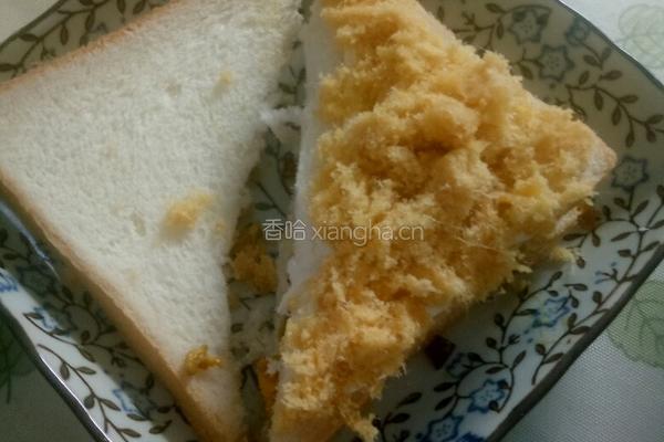鸡蛋肉松三明冶的做法图解6