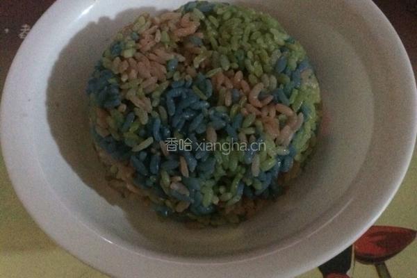 彩色米饭的做法图解4