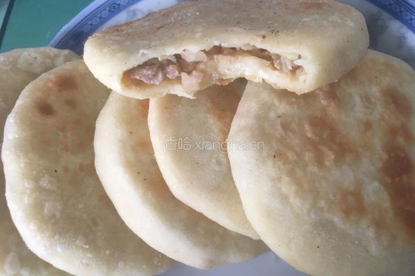 白菜猪肉馅饼的做法图解13