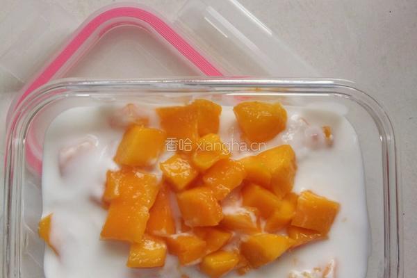 酸奶芒果捞的做法图解5