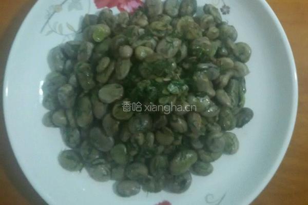 茴香炒胡豆的做法图解10