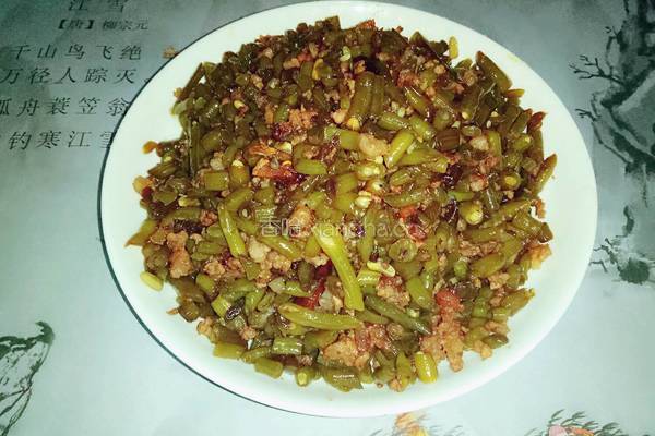肉沫豇豆的做法图解8