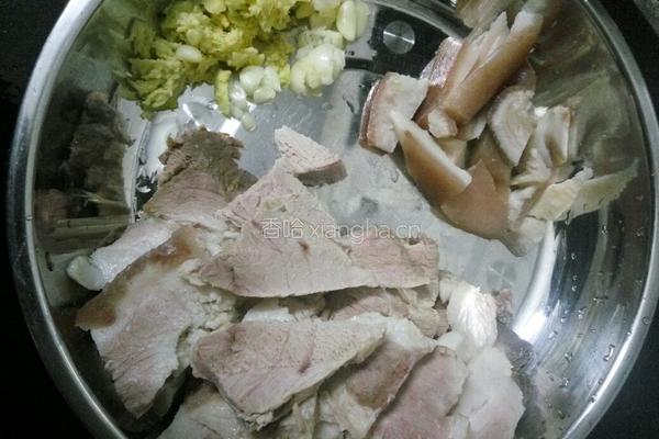 肉炒白色脚板薯的做法图解4