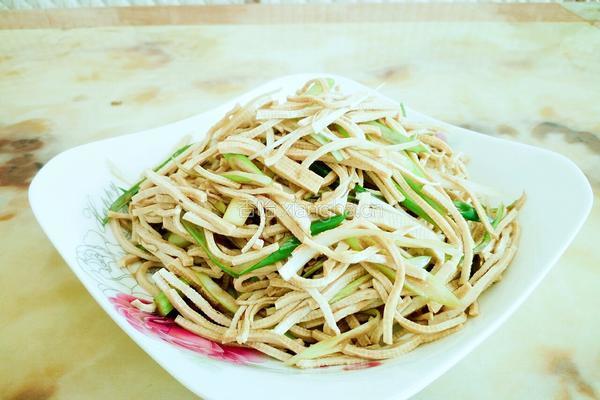 凉拌豆腐丝的做法图解4