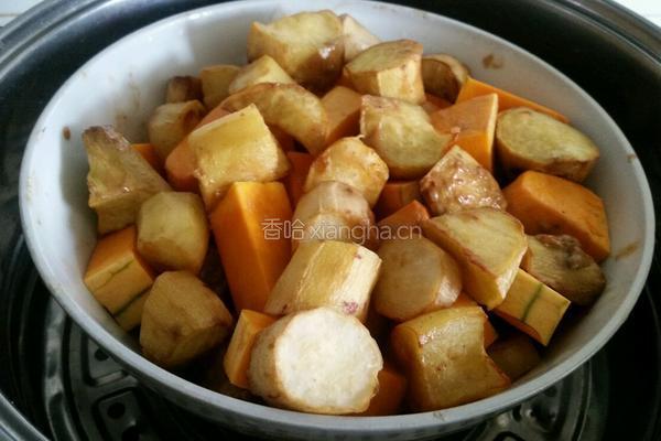 薯香扣肉的做法图解10