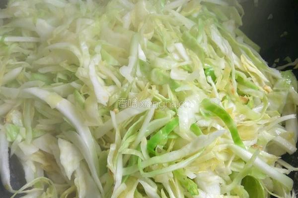 素炒饼的做法图解3