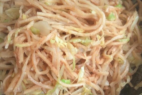 素炒饼的做法图解6