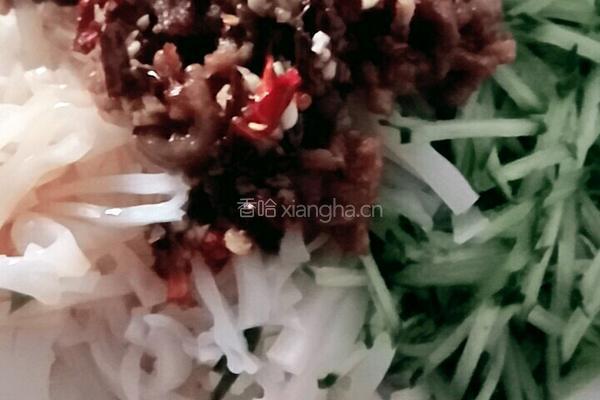 肉丝拉皮的做法图解9