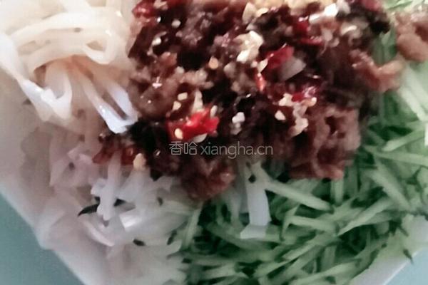 肉丝拉皮的做法图解8