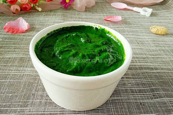 碧绿菠菜泥的做法图解7