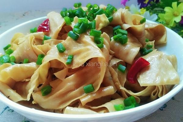 葱油豆腐皮的做法图解7