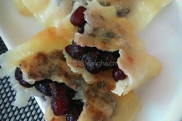 蜜豆煎饼的做法图解8