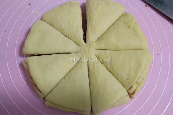 花型豆沙面包的做法图解15
