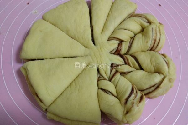 花型豆沙面包的做法图解16