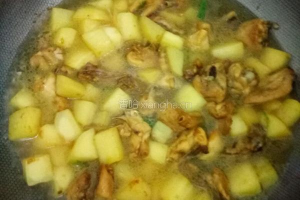 土豆焖鸡的做法图解9