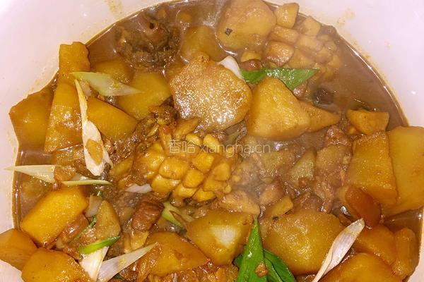 土豆炖鲍鱼的做法图解4