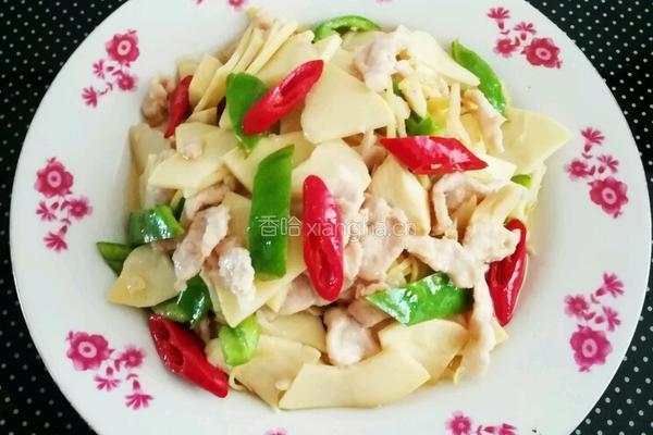 冬笋炒肉片的做法图解11