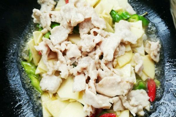 冬笋炒肉片的做法图解10