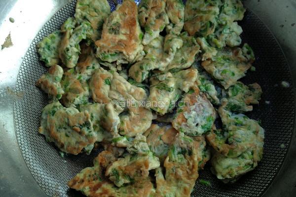 香菜炒鹅蛋的做法图解6